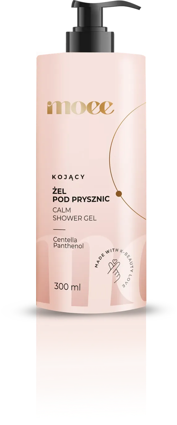 Kojący żel po prysznic Moee Calm Soothing Shower Gel – Centella - Pantenol – 300 ml