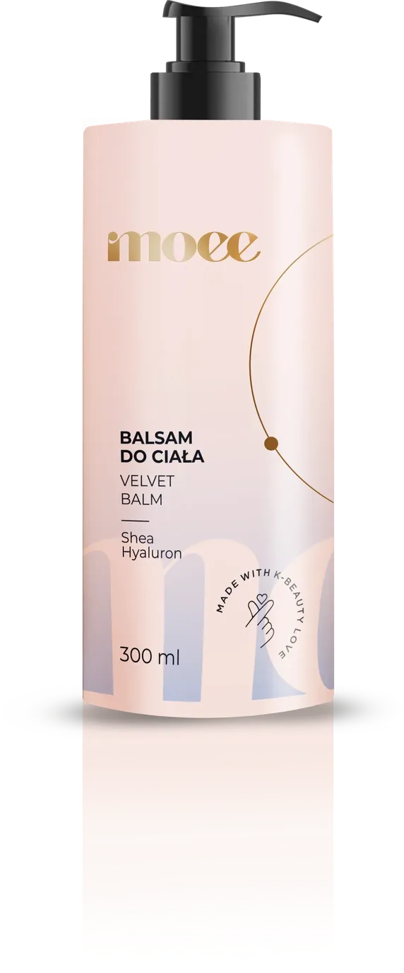 Balsam do ciała Moee Velvet Balm Rich Body Balm – Masło shea - Hialuron – 300 ml