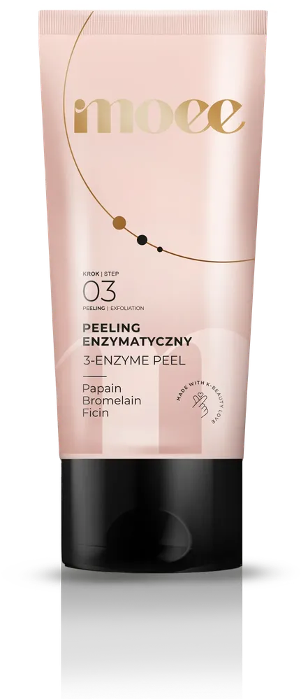Peeling enzymatyczny Moee 3Enzyme Peel Gentle Enzymatic Face Exfoliant – Papaina - Bromelaina - Fycyna – 50 ml