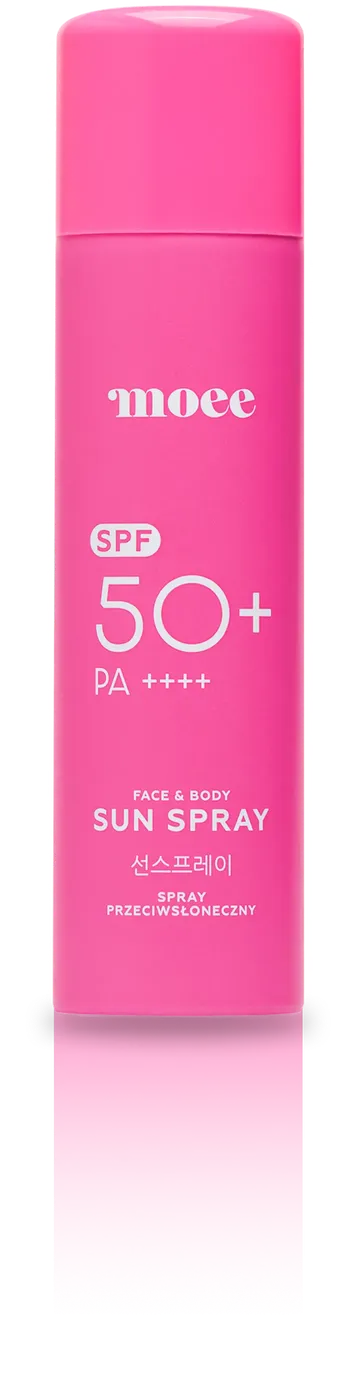 Spray przeciwsłoneczny Moee Face & Body Sun Spray SPF 50+ PA++++ – 100 ml